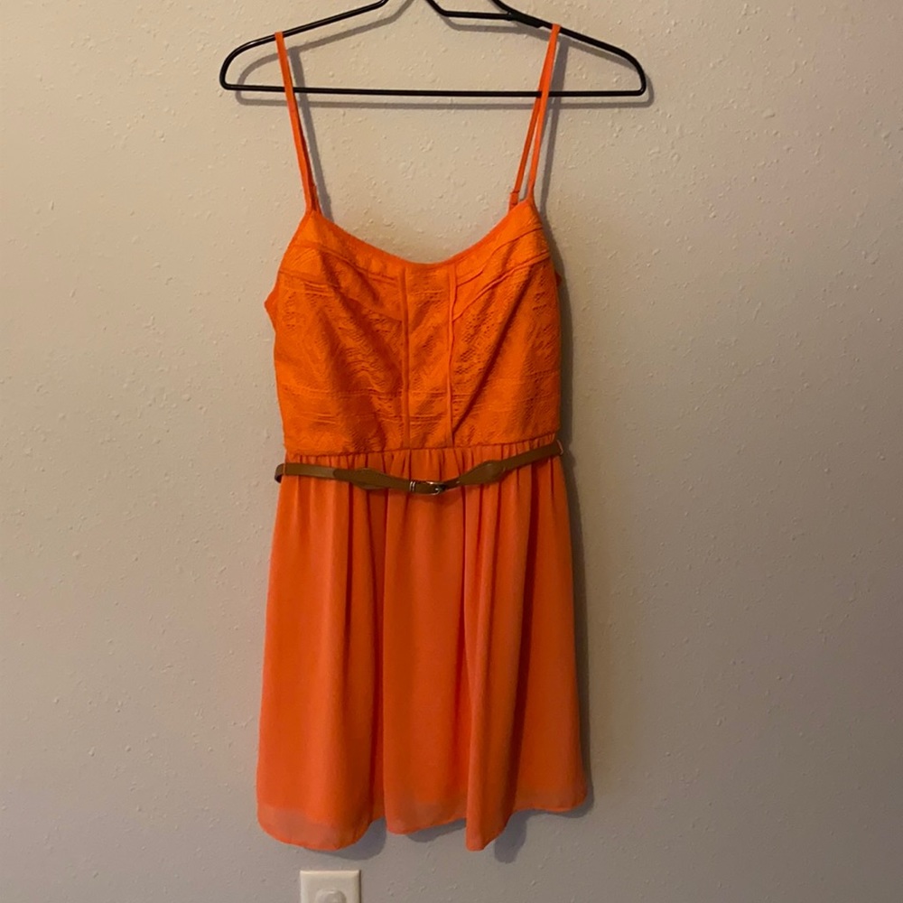 Coral dress
